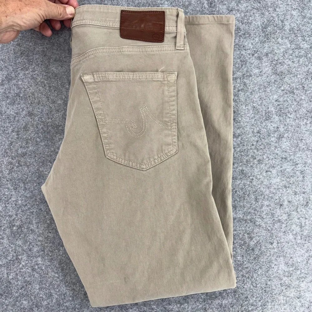 AG Adriano Goldschmied The Graduate  Khaki Pants 31x29 1174SUD-BCH